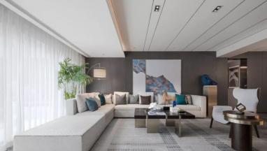【建E公众号】首发|436㎡现代奢华叠拼别墅，打造摩登都市的优雅格调！